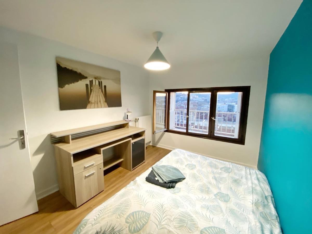014 Chic & Cosy Grand Appart Duplex 76M2 Wifi Smart Tv Netflix Et Vue Panoramique Saint-Etienne  Exterior photo